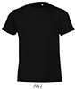 Camiseta Infantil Ajustada Regent - Color Negro Profundo